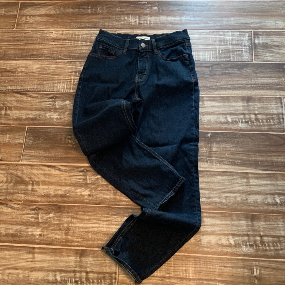 Warp + Weft Dark Blue Relaxed Jeans 6/28